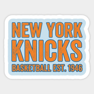 New York Knicks Est 1946 - Text Style Sticker